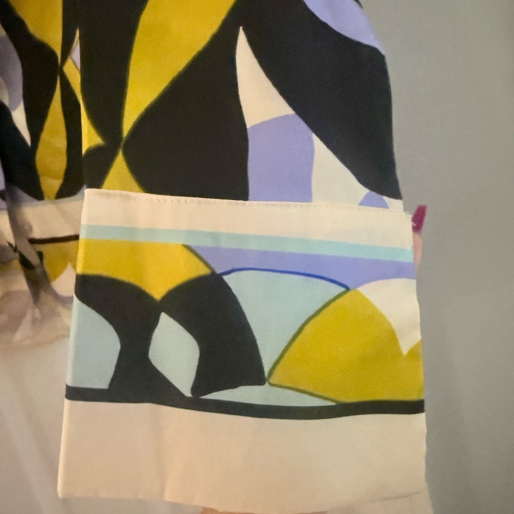 Colorful Abstract Patterned Skirt - Picture 7 of 8